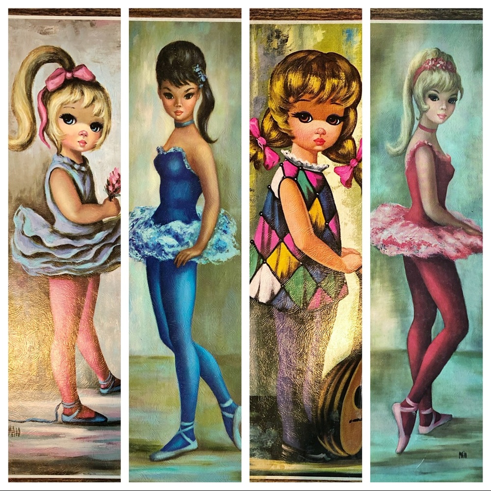 Set of Vintage Maio Art